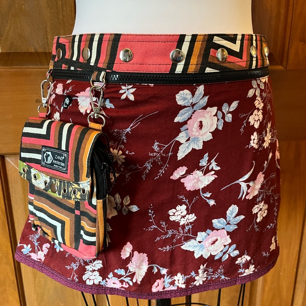 NWOT Zand Amsterdam Reversible Wrap Skirt